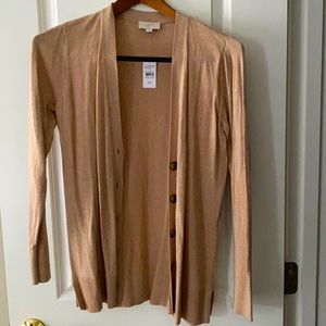 Camel cardigan from Loft size M NWT